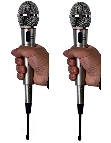 Hisonic 2 X Hs308L, A Pair Of Wireless Hand Held Microphone Hs308L, 2 In 1 Microphone, Wired And Wireless Microphone, 2 Microphone Included #TOP3