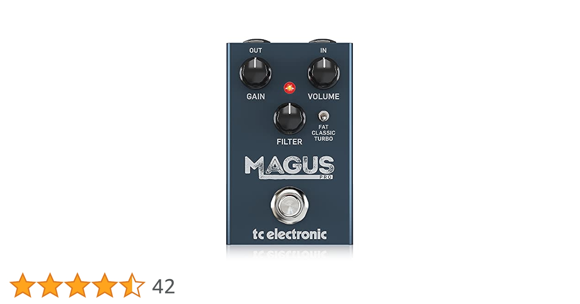 TC Electronic MAGUS PRO Classic High Gain Distortion Pedal