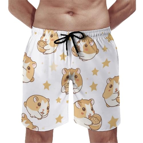 Maillots de bain pour hommes et board shorts de surf imprimé hamster