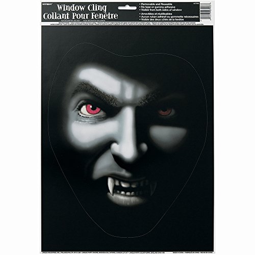 Vampire Halloween Window Cling Sheet