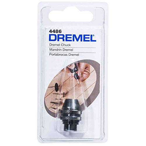 Dremel 4486, Mandril de Aperto Rápido para Microrretíficas, Cinza