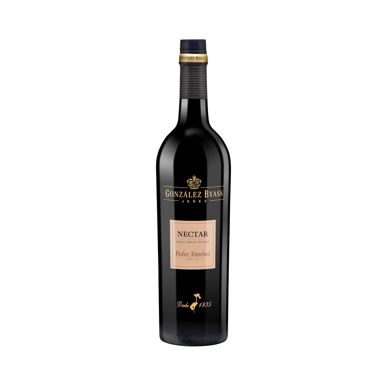 NECTAR Süßwein Pedro Ximénez mit D.O. Jerez - Sherry - Xerez Flasche 75 cl. 4er Pack