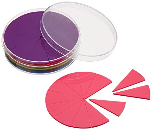 Didax Educational Resources Fraction Circles, Pink #TOP8