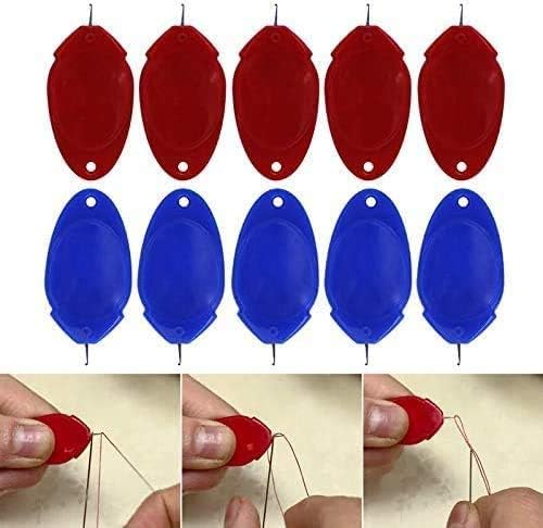 XEDZYT Needle Threader for Hand Sewing 10/20 Pieces, Plastic Wire Loop DIY Simple Needle Threader Hand Machine Sewing Tool for Sewing Crafting (10 PC)