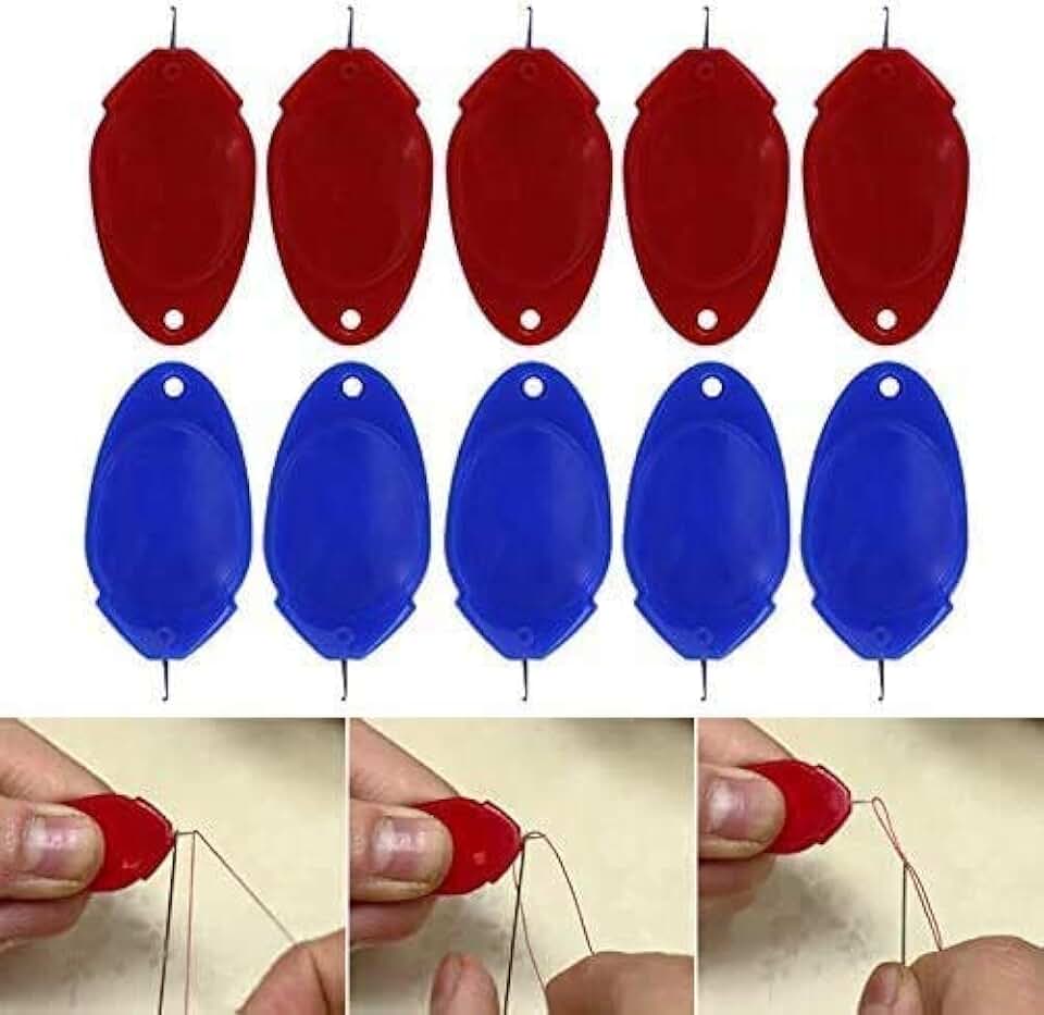 needle threader for hand sewing