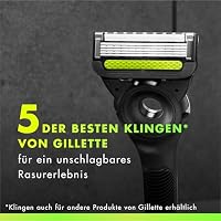Gillette Labs Rasierklingen Herren, 16 Original Ersatzklingen, Schwarz - Nassrasierer, Klingen Kompatibel mit Allen Labs Rasierern, Inkl. Heated Razor – Ansicht 6