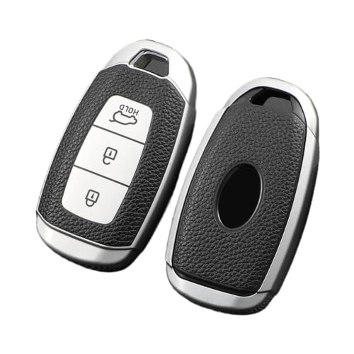 Funda llave coche Hyundai azul para proteger mando de I30 y Santa Fe 3