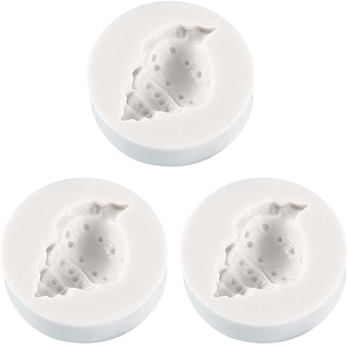 TEHAUX Molde de silicona para concha, moldes de jabón, moldes para resina epoxi, decoración de caracola, para decoración de escritorio de bricolaje,