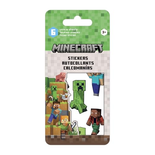 Minecraft Mini Sticker Slim Flip Pad