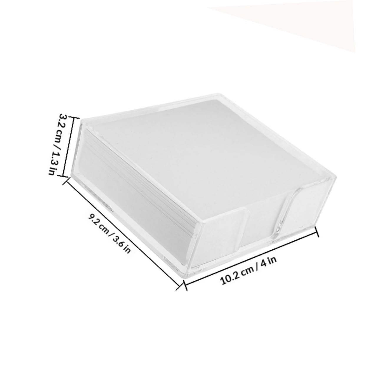 Ciieeo Note Paper Cube 2pcs, Boxed Memo Pads for Office and School, Multi-function Daily Writing Paper for Students and Professionals
