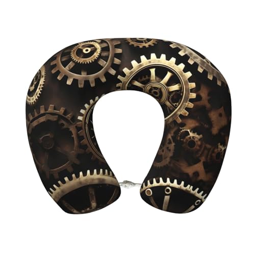 Almohada de poliéster para cuello tamaño único negra miniatura 1