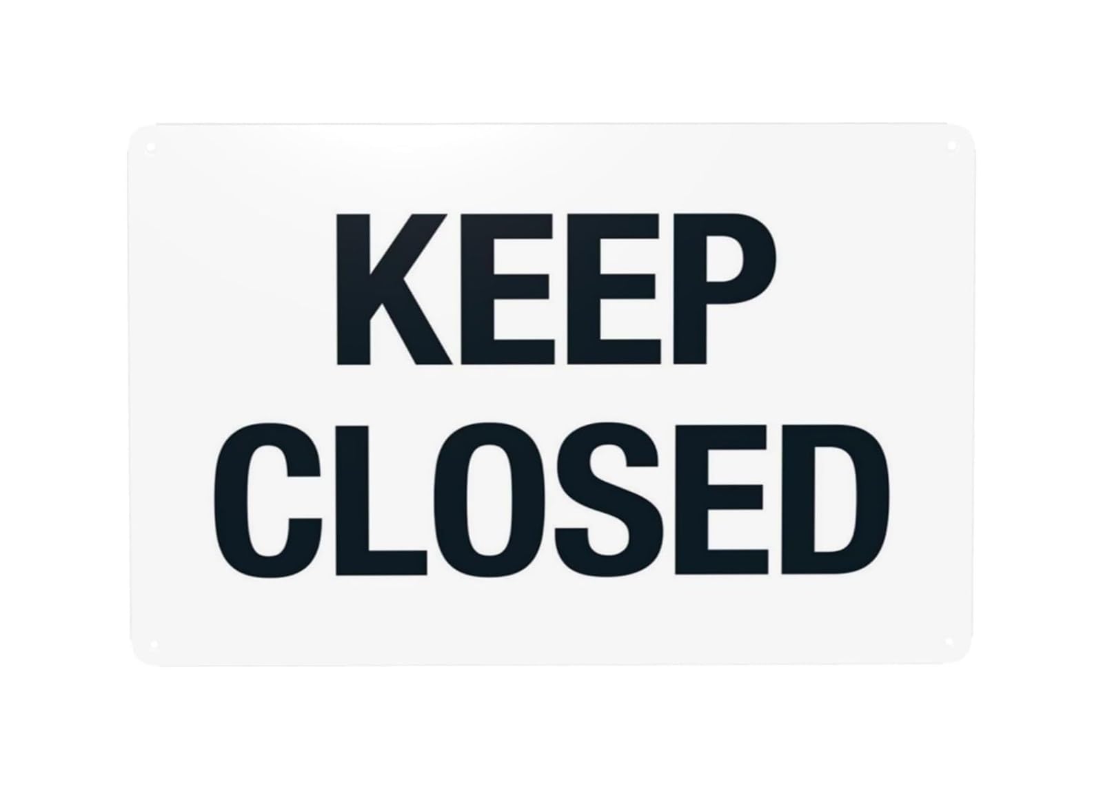 MQXFCZUX Keep This Gate Closed Sign Retro Aluminum Tin Plaque Funny Warning Wall-Art for Shed Garage Fence Door Humorous Outdoor Sign 8 X 12 inch