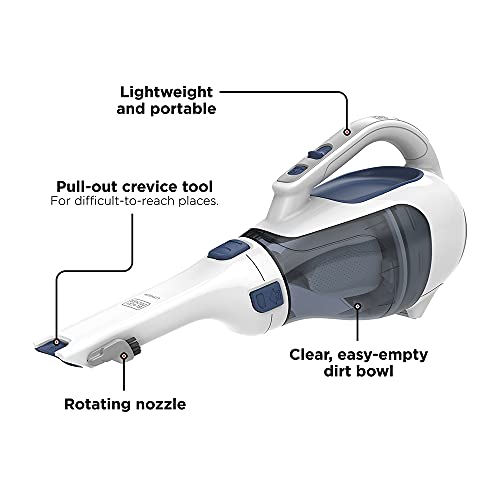 Black+Decker Dustbuster Handheld Vacuum, Cordless, Ink Blue (Hhvi325Jr22) #TOP1