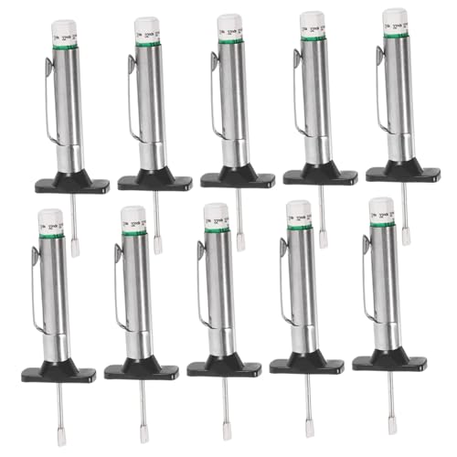 HEALLILY 10pcs Tire Tread Depth Gauge Tool 0 Color Coded Automotive Tire Depth Measuring Gauge for Accurate Tread Measurement Essential Tire Thread Measuring Gauge Set