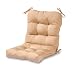 Greendale Home Fashions Outdoor Seat/Back Chair Cushion, Stone
