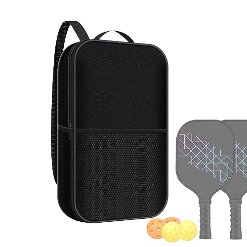 macto Bolsa para raquetas de pickleball | Bolsa para mochila con raqueta de pádel, mochila para bolso bandolera Pickleball, bolsa portátil Pickleball para hombres y mujeres adultos