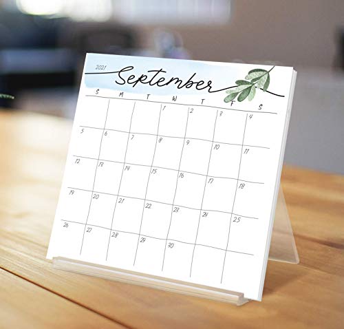 Withinudesignsimple Desk Calendar With Acrylic Stand 2021 Desk Calendar 4 25x4 25 Modern Design Monthly Calendar Office Desk Calendar Dailymail
