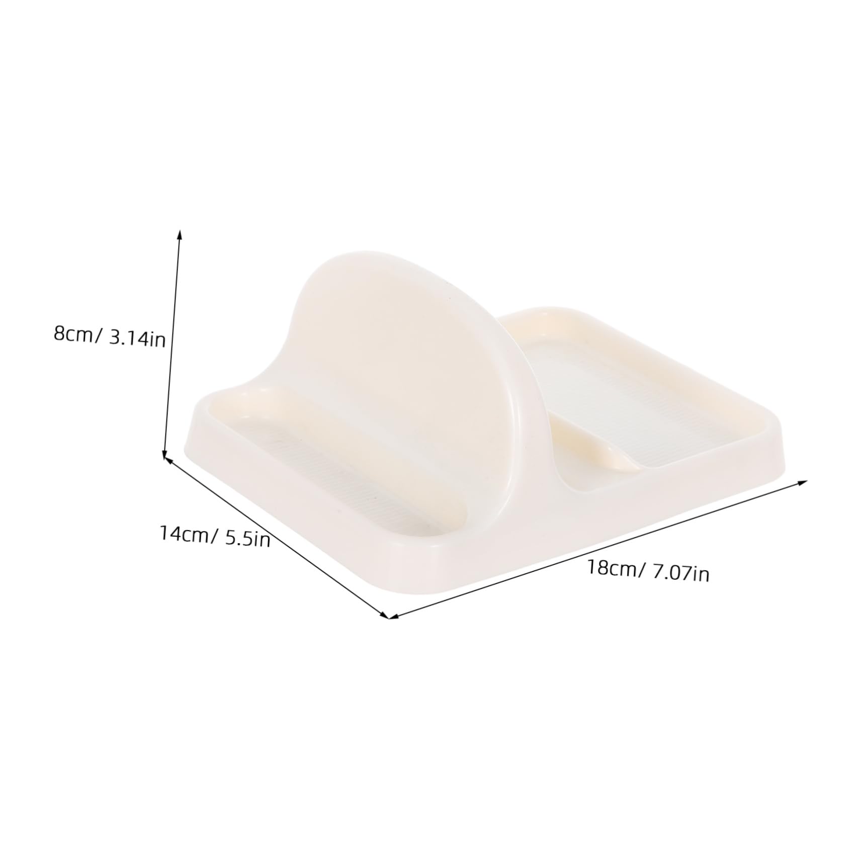 STOBAZA Kitchen Pot Lid Holder: Modern Minimalist Style Countertop Organizer Pot Lid Rack Spoon Rest - Stylish Storage Rack for Stove Top Accessories