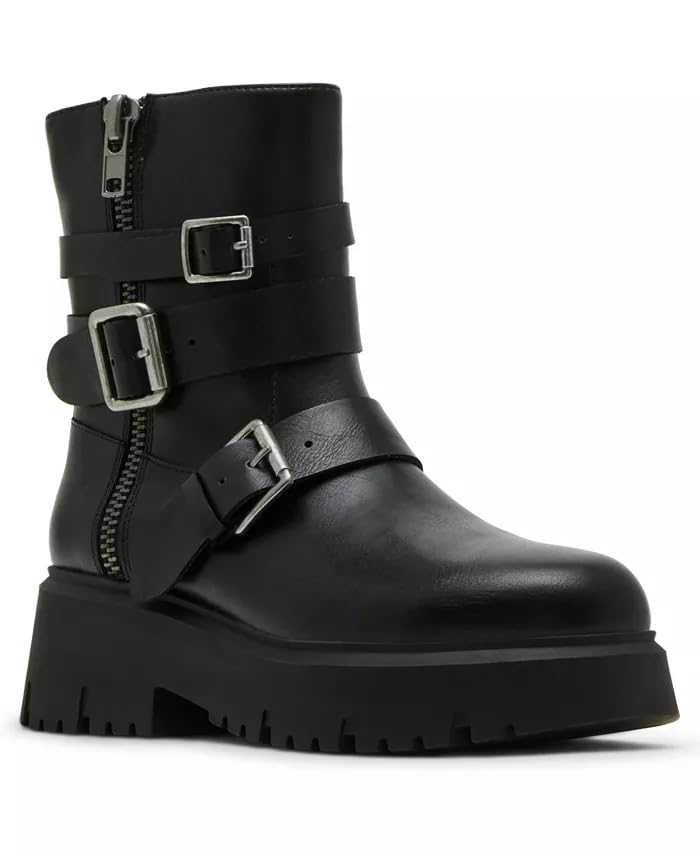 Madden Girl Womens Mally Combat Boot