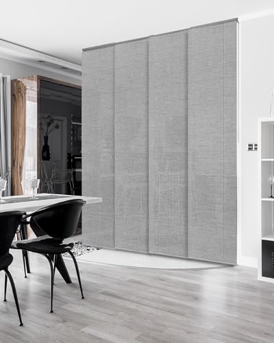 GoDear Design Adjustable Sliding Panel Hanging Room Dividers 45.8"- 86"