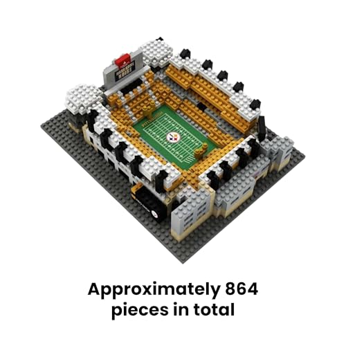 Image of FOCO NFL Unisex-Adult NFL Team Construction Blocks 3D Mini BRXLZ Stadium