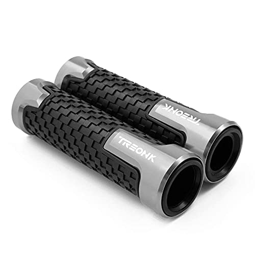 TREONK Puños para Moto Universal Empuñadura de Manillar de Motocicleta Manillar de 7/8" per XADV750 FORZA 125 AFRICA TWIN Liberty 125 MP3 300 500 XMAX 125 300 TMAX 530 560 MT 07 09 R1 R6 GS 1200 F800R Cover