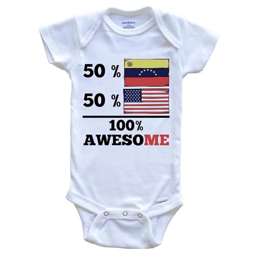 Venezuelan American Baby Bodysuit Bundle (3 Piece Set)2