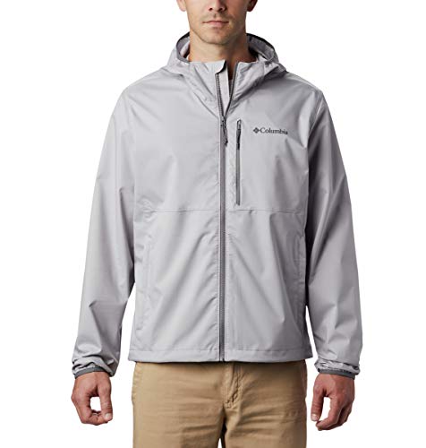 Columbia Men's Mystic Trail Rain Jacket, Columbia Grey, XLT