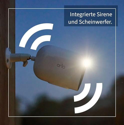 Arlo Go 2 Überwachungskamera Aussen Mit SIM Karte, Kabellos, 3G/4G LTE Ohne WLAN, Wetterfest, Spotlight, Alarm Sirene, Nachtsicht, 2-Wege-Audio, Bewegungsmelder, Akku, Kostenloser Cloud-Speicher – Bild 6