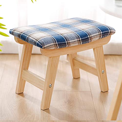 Taburete tapizado de madera con funda lavable que soluciona la limpieza 4