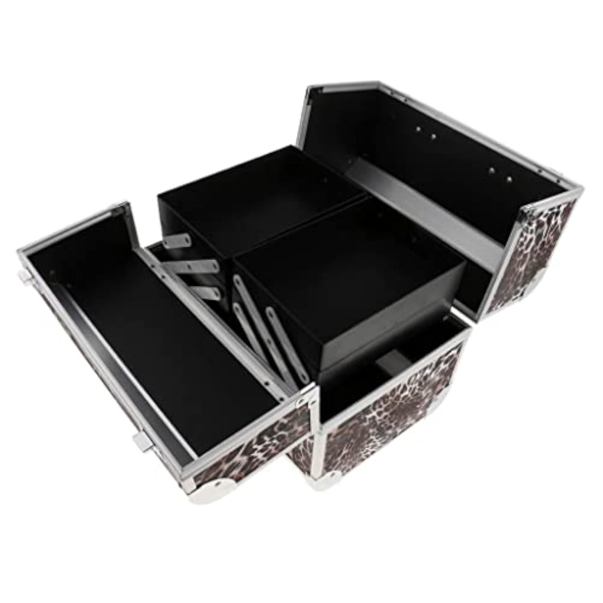 Aluminum Makeup Train Jewelry Storage Box, Lockable