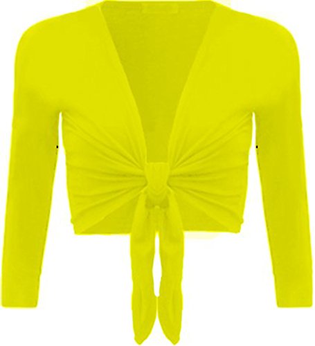 Cárdigan corto de manga larga moca ideal para vestidos de fiesta y oficina
