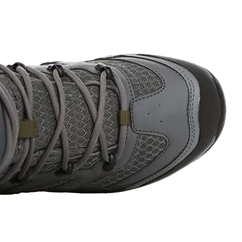 Northside Mens Croswell Mid Hiking Boots - Black/Olive, Size 114