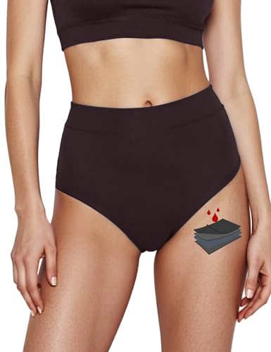 Image of Period Swimwear for Teens Women High Waisted Swimsuit Bikini Bottoms Menstrual Swim Bottoms Tankini Bathing Suit