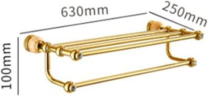 Towel Rails, Towel Rack Bath Hardware & Jade Accessories Towel Rack/Bar, Bath Shelf Towel Brass Towel Shelf