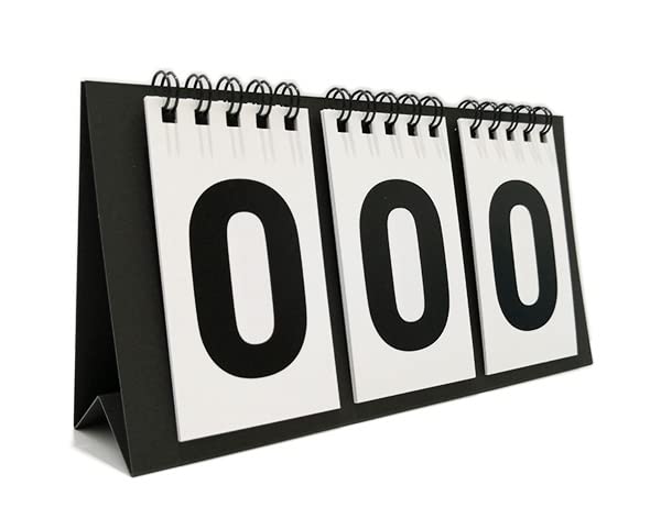 Amazon.co.jp: カウンター マルチ 紙製 卓上 スコアボード 得点板 3桁