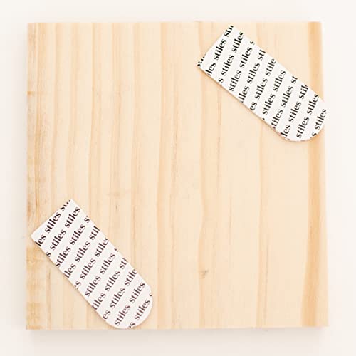 Image of Stiles Premium Hanging Strips for Letter Boards, Pictures, Posters, 8 Pack | Hang Up Sticky Tapes for Frames and Art - Heavy Duty Wall Mount Adhesive Tape