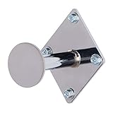 SSWBasics 3 inch Chrome Fitting Room Hook - Set of 3- Wall Hooks for Dressing Room and Retail Fitting Room - Sturdy Chrome Wall Hook for Professional Use
