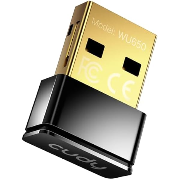 Cudy AC650 Bezprzewodowy adapter WiFi 650Mbps USB do komputera PC z trybem SoftAP - Rozmiar Nano, karta sieciowa, Kompatybilny z systemem Windows XP / 7/8 / 8.1/10, Mac OS 10.6~10.11, czarny