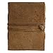 KomalC Vintage Leather Journal for women and men 8 x 6 inch Antique Handmade Deckle Edge Vintage Paper Leather Sketchbook - Book of Shadows Journal (Brown)