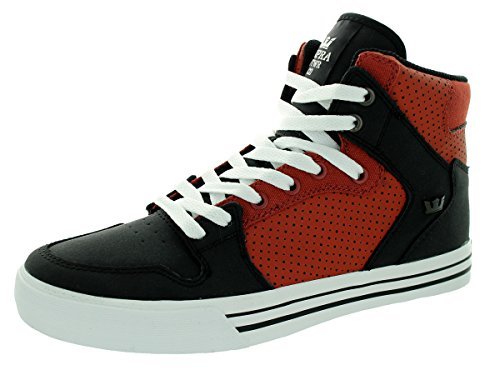 Supra Unisex s Vaider, Black Henna White, Medium   8.5 C D US Women   7 D(M) US Men