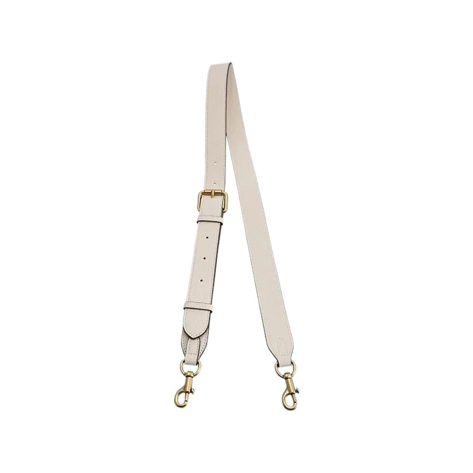 Langer, Verstellbarer Taschenriemen aus Leder, kompatibel mit Coach Tabby 26 Dionysus, ersetzt Unterarm-Schultergurte, Umhängetaschen-Zubehör(White 90CM-118CM)