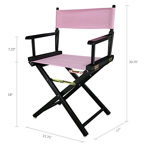 Casual Home 200-02/021-22 Director Chair, 18"-Classic Height, Pink