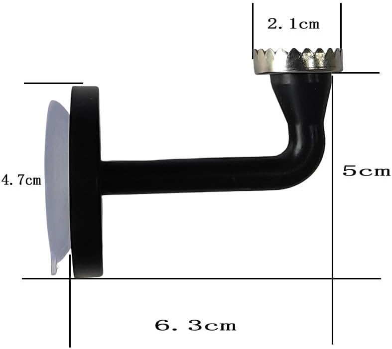 Aizhoumoo- PP Magnetic Soap Holder - Suspended Drainage Design Saves Soap, Strong Magnet for Shampoo/Soap Bars (Black)