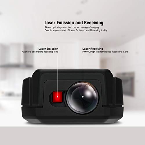 image for Laser Distance Meter, GALAX PRO 131ft/40m Portable Laser Distance Meas