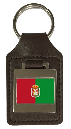 Porte-clés cuir Espagne Grenade idée cadeau souvenir pour les passionnés