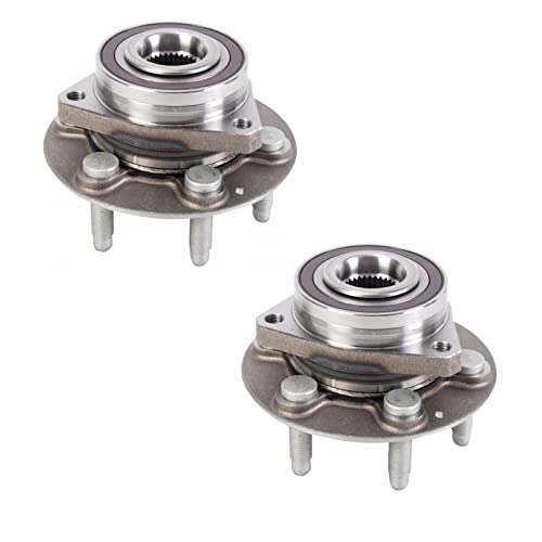 Image of TRQ Wheel Bearing & Hub Assembly Pair Compatible with 2019-21 Chevrolet Blazer Front or 2019-21 Chevrolet Blazer AWD ONLY Rear