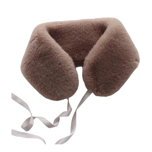 Plush Adjustable Scarf Unisex Winter Neckerchief Adults Thermals Neckwear For Men And Women