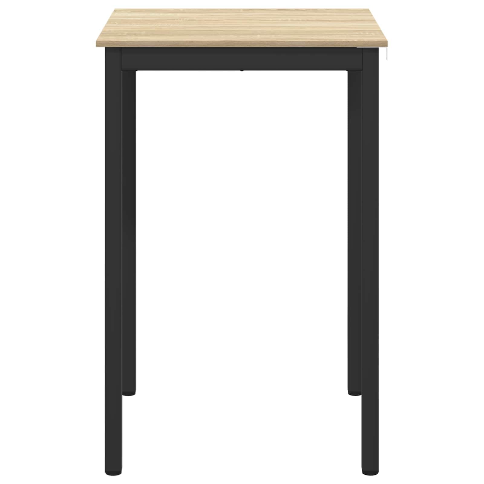 Tomostar Table de Bar Carrée, Table de Bistrot Haute Table de Cuisine 70x70x105 cm Bois d'ingénierie