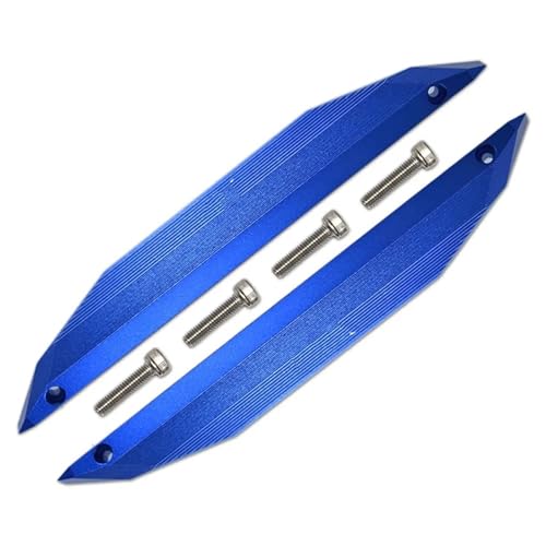 RC�J�[�̕i���� For Traxxas For MAXX V2 2.0 4S 4WD �����X�^�[�g���b�N 1/10 RC�J�[�p�[�c �A�E�^�[�E�B���O�K�[�h �V���[�V�p �i�[�t�o�[ �T�C�h�X�J�[�g�Z�b�g(Blue)